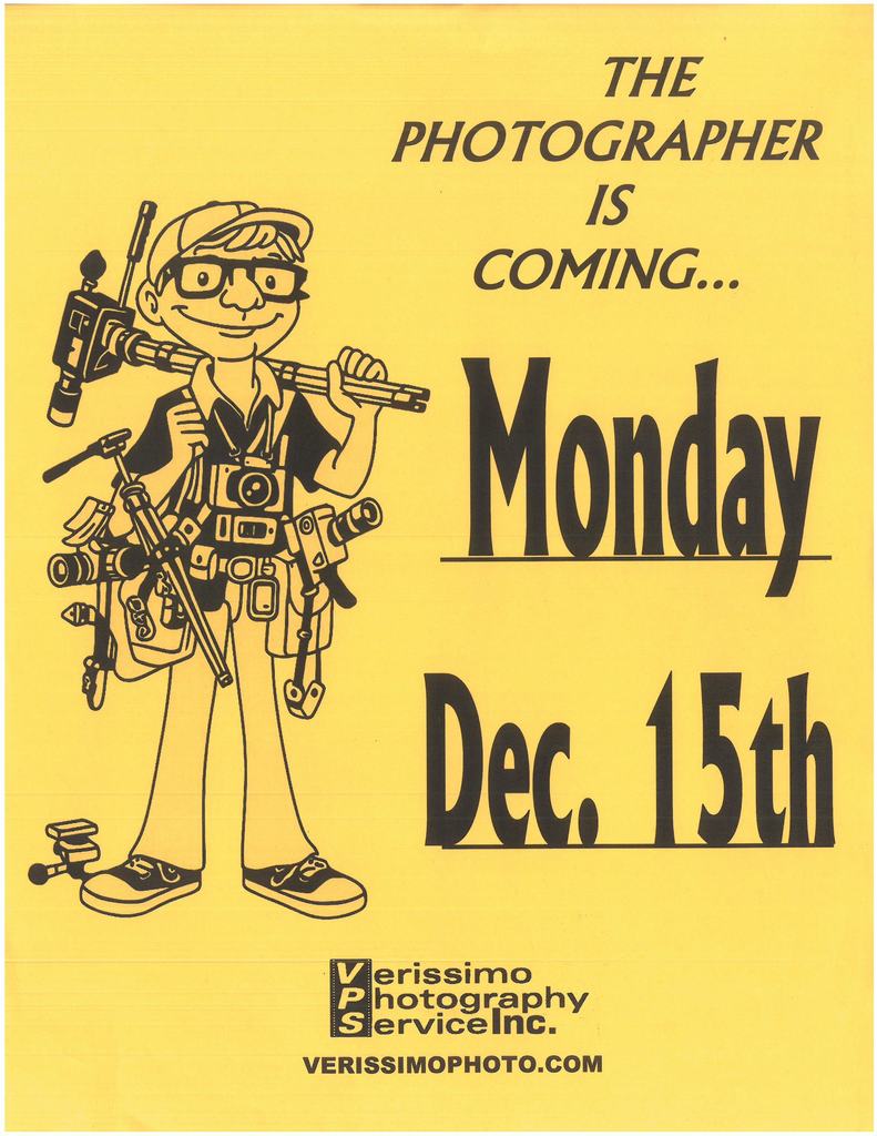 Picture Make Up Day Dec. 15