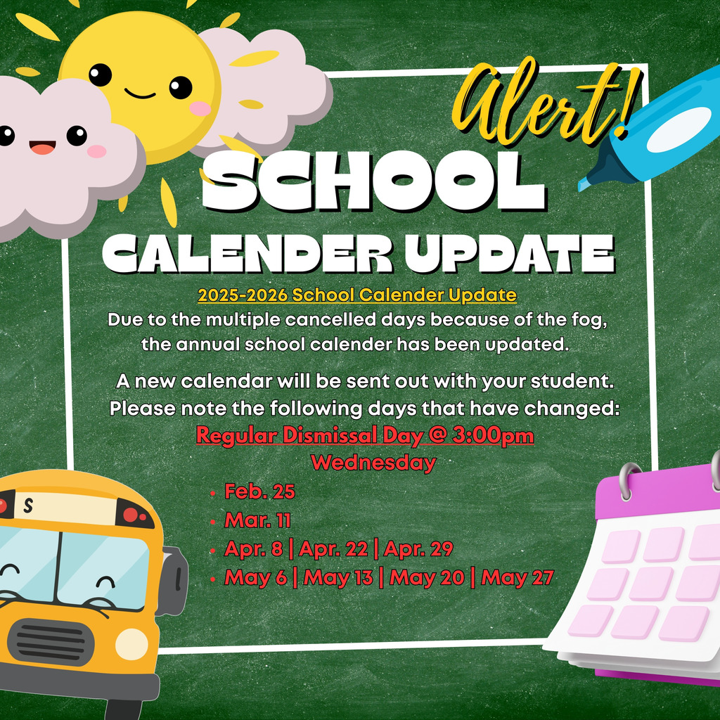 Calendar Update 25-26 Eng