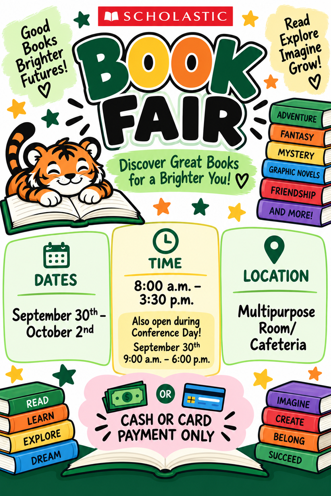 Book Fair Sep 30th!!