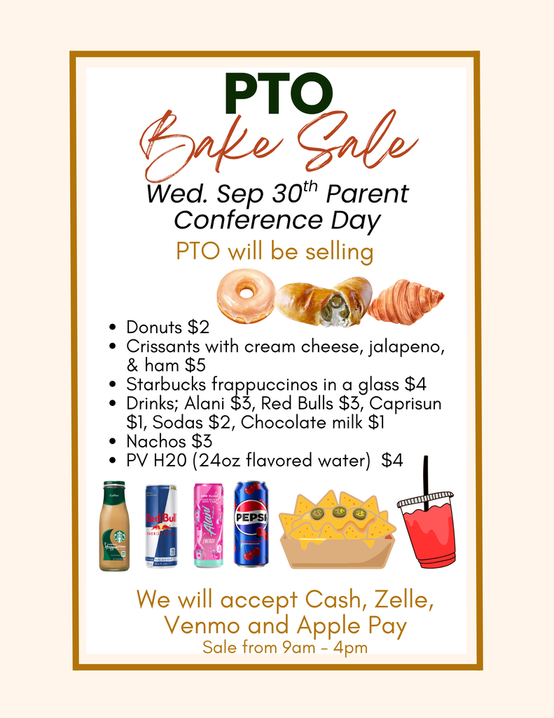 PTO Bake Sale