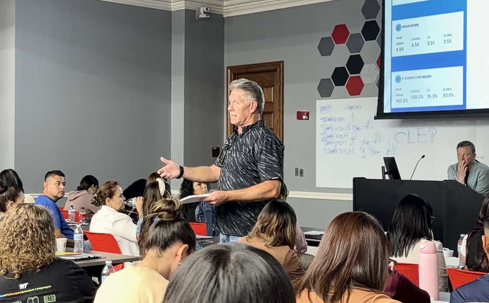 PHS Spanish Teacher at Training