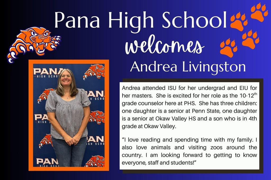 New Staff at PHS Andrea Livingston