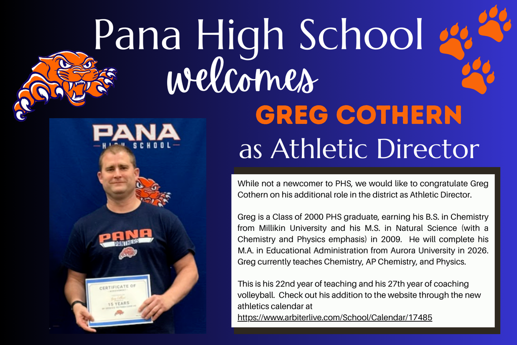 Greg Cothern - New Athletic Director