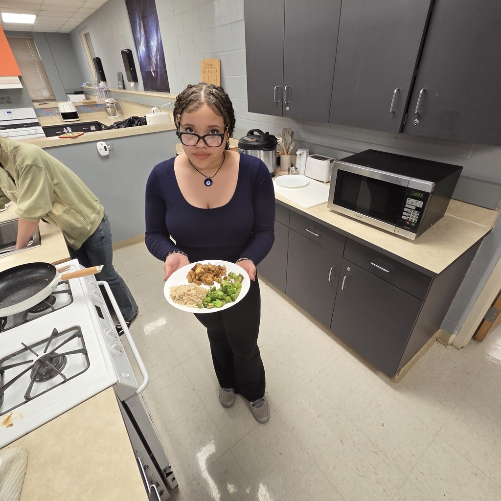 Students creating culinary magic!