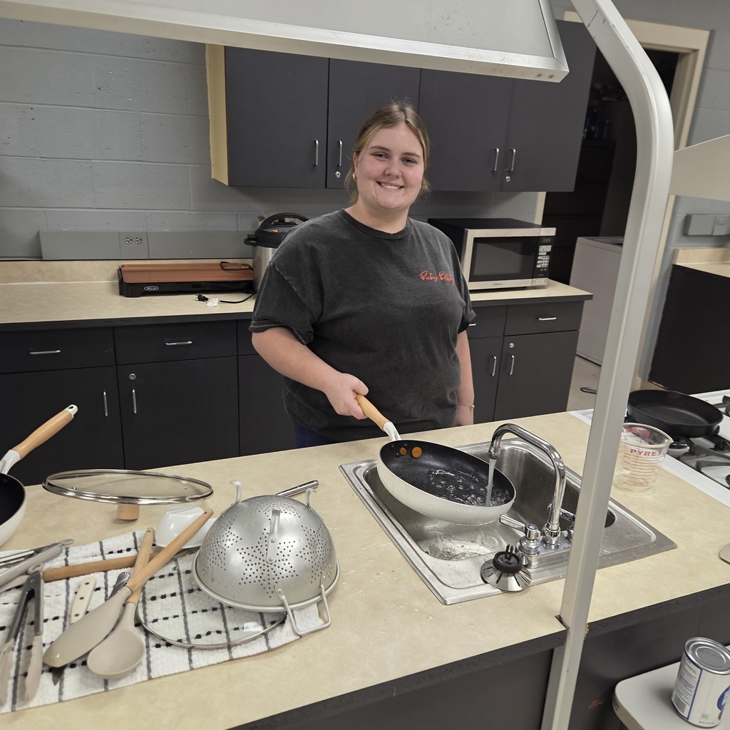 Students creating culinary magic!