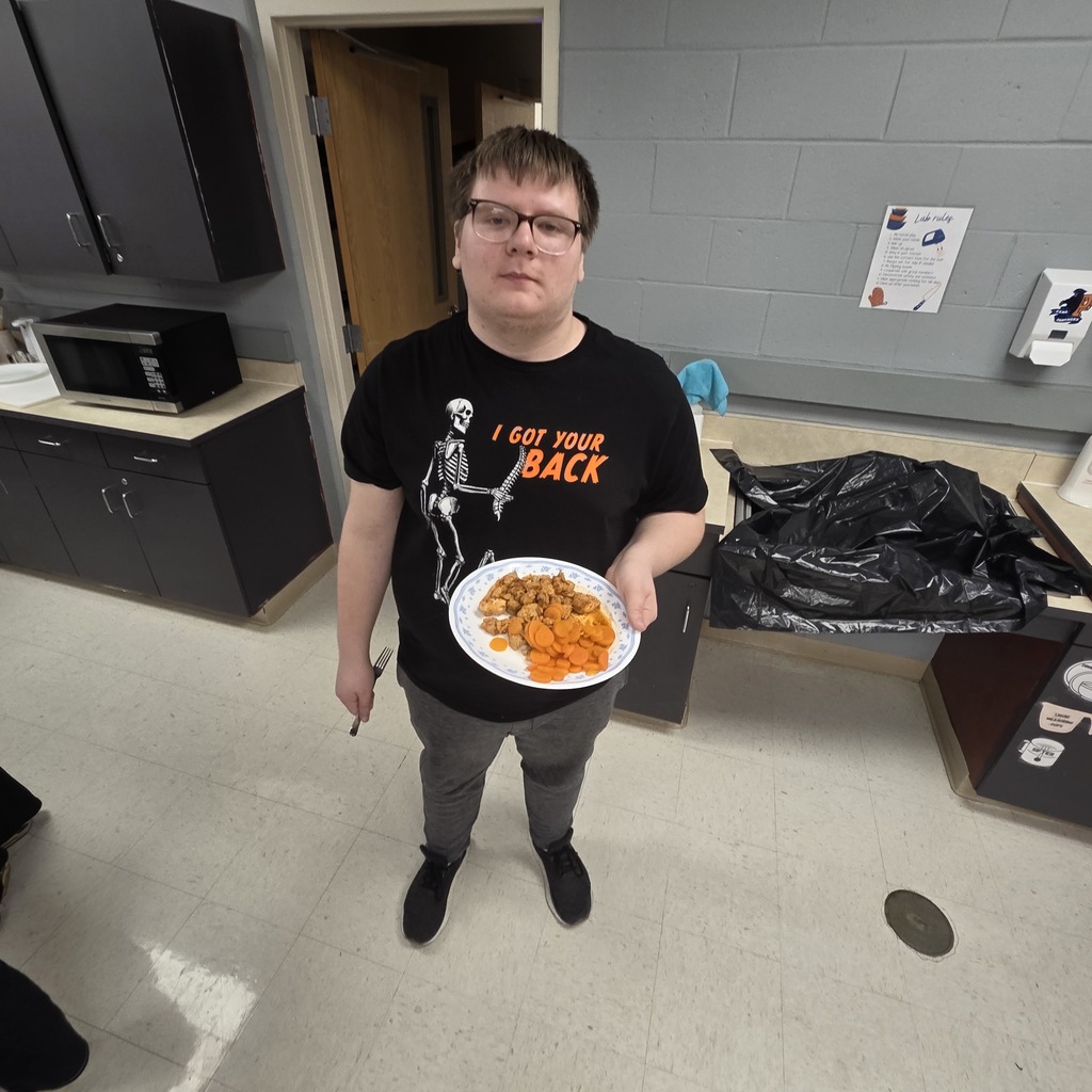 Students creating culinary magic!