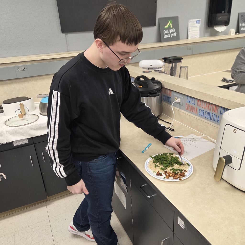 Students creating culinary magic!