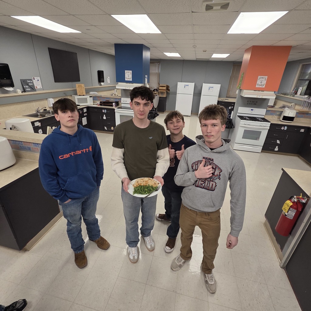 Students creating culinary magic!