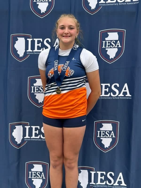 Kyla Oller — 3A 8th Grade Girls Discus State Champion!
