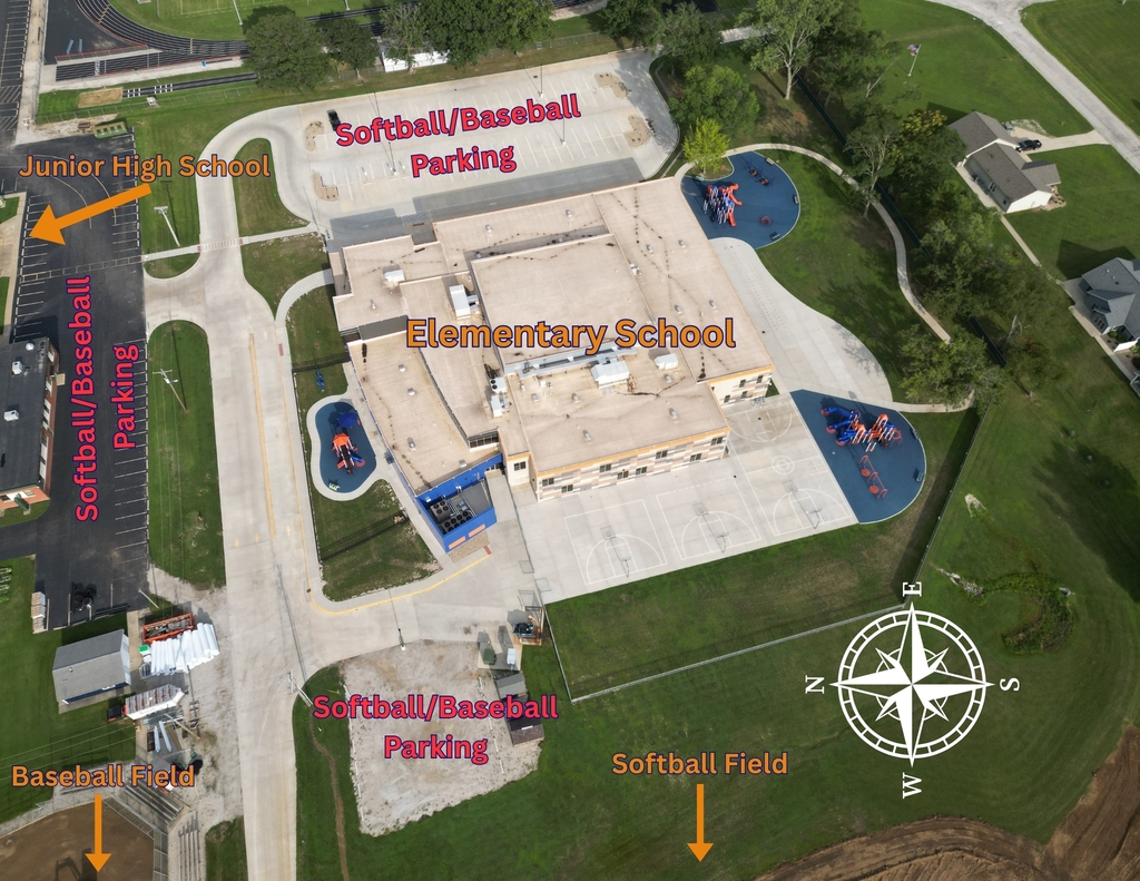 Parking maps for baseball/softball.
