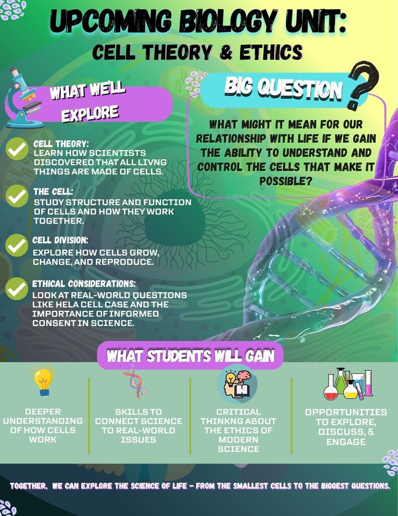 Upcoming Biology Unit!