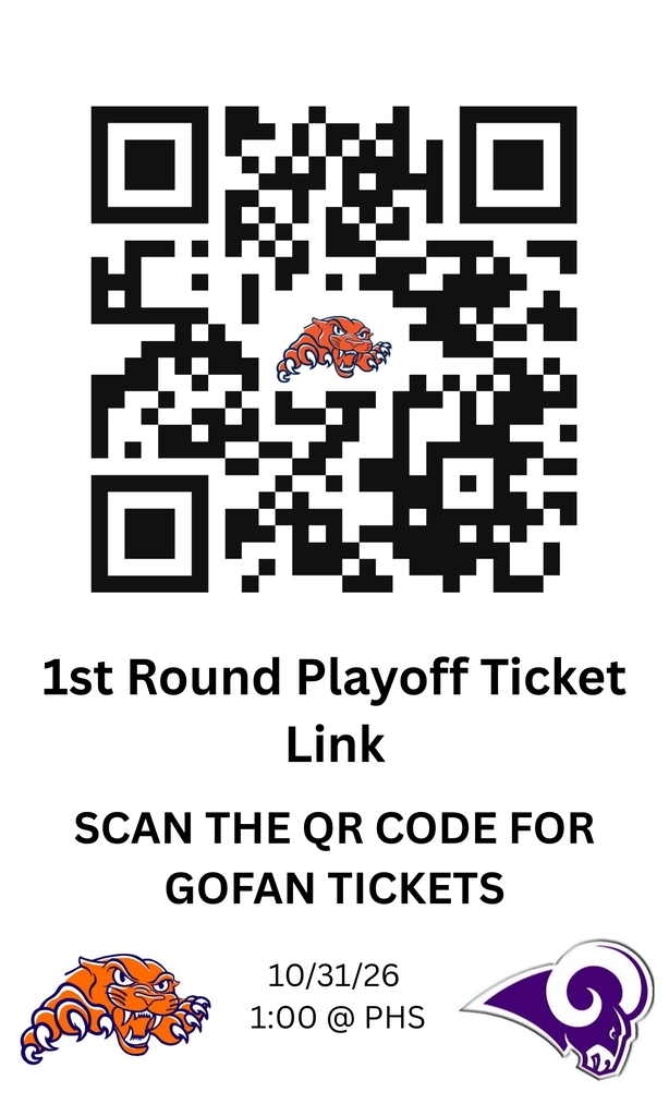 QR code to scan for first round playoff tickets (Pana vs. Shelbyville)