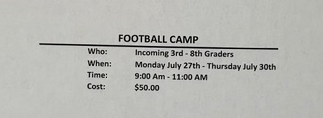 Football Camp
