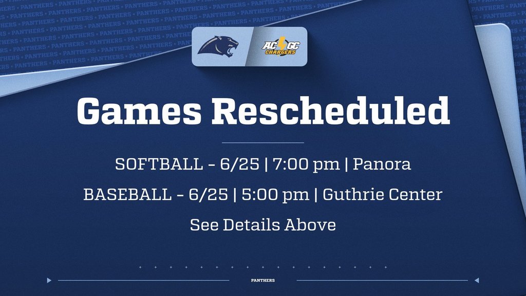 Games Rescheduled - Landscape