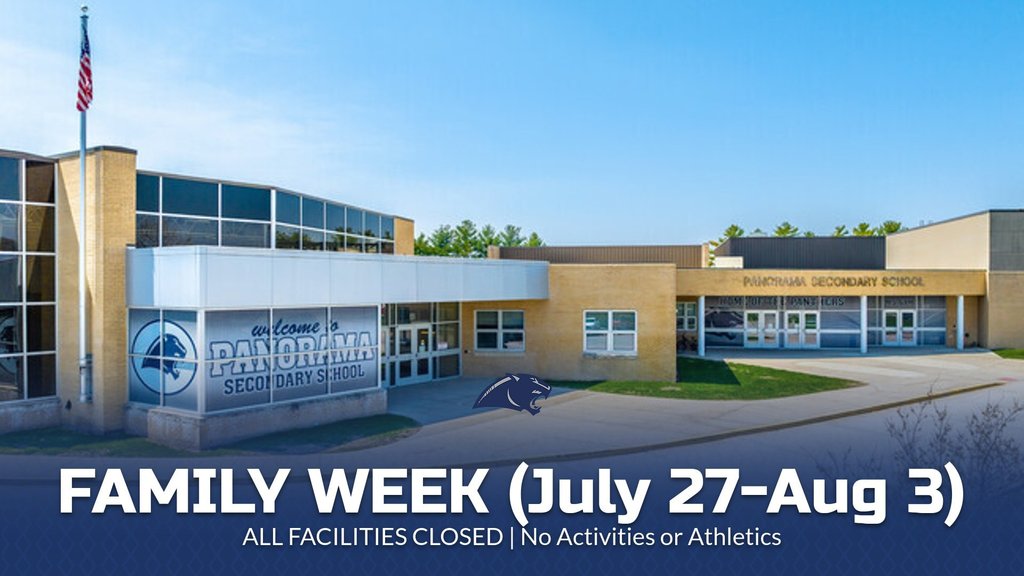 FAMILY WEEK (July 27-Aug 3) - ALL FACILITIES CLOSED _ No Activities or Athletics - Landscape