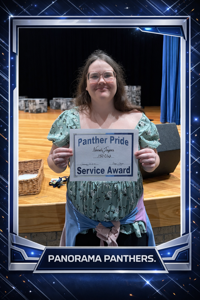 Display of Panther Pride Service Award