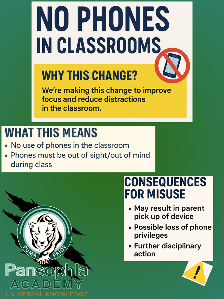 Cell Phone Policy Update