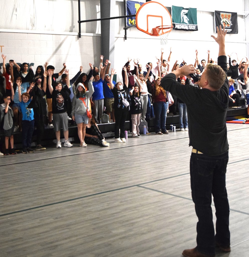 Craig Scott engaging the audience.