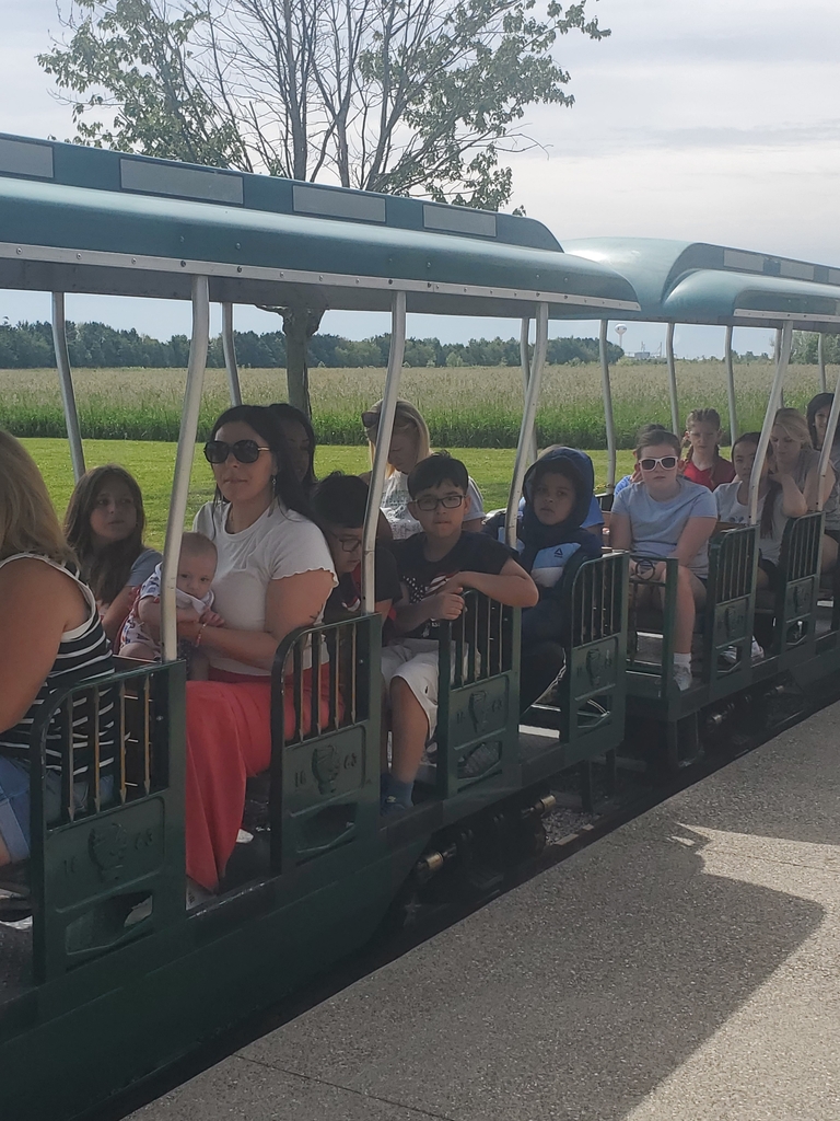 Students were able to ride a train through the park to learn additional information about how our area was settled, and the impact that railways had on our development!