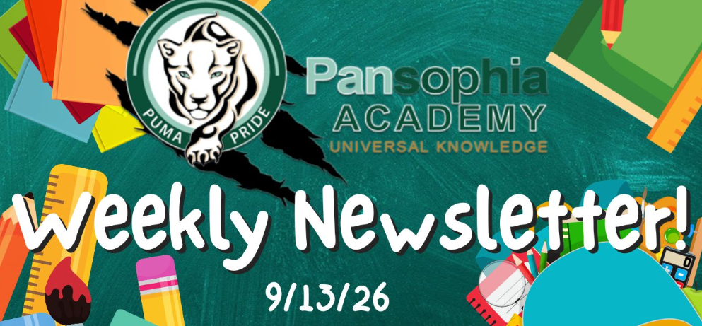 Pansophia Academy Weekly Newsletter 9/13/26