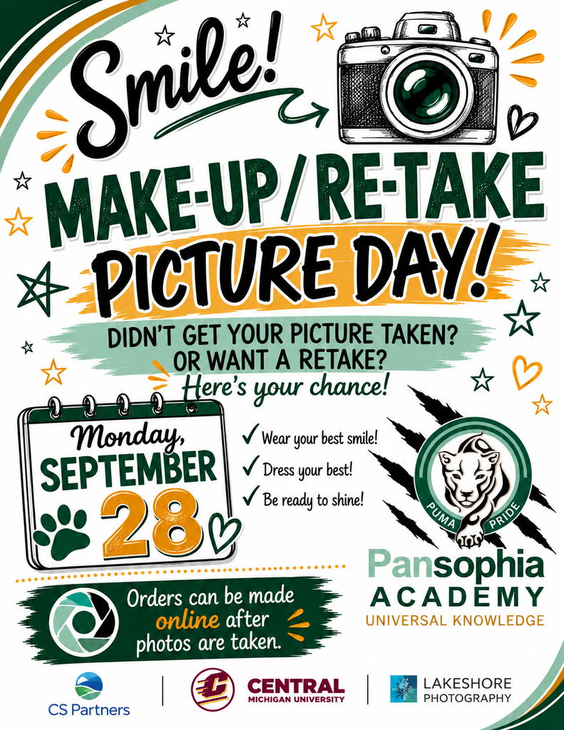 Picture Retake Day is tomorrow!
