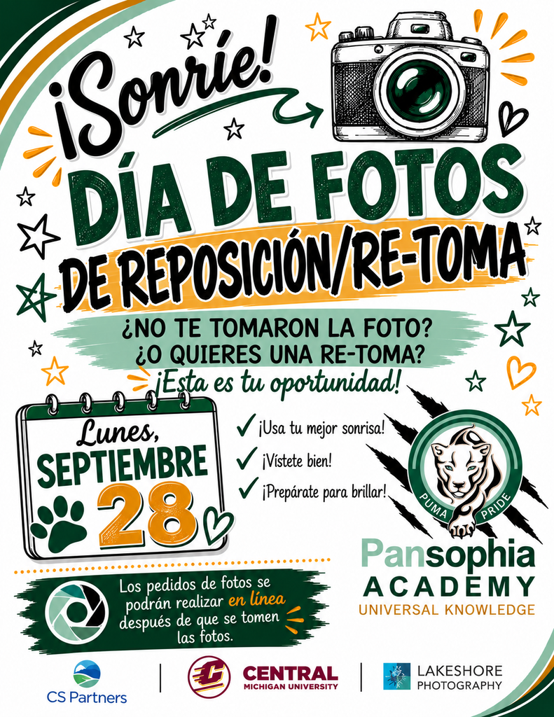 Picture Retake Day is tomorrow!