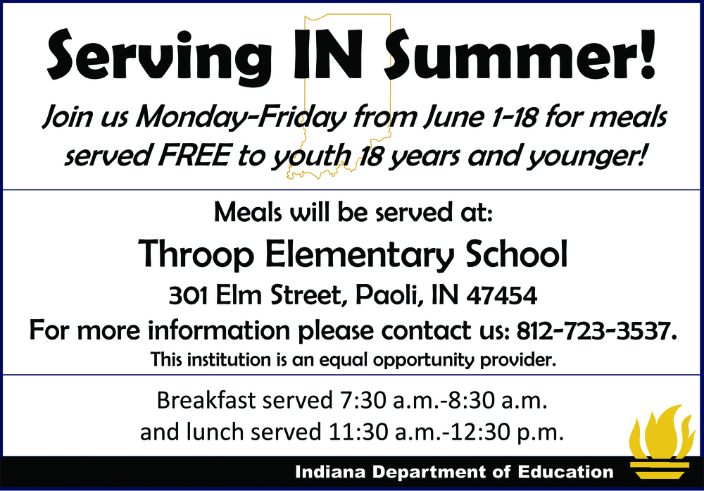 Summer Meals Info