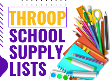 Throop Supply List