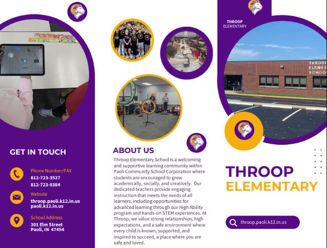 Our School Brochure page 1