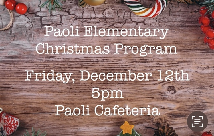 Paoli Elementary School Christmas Program