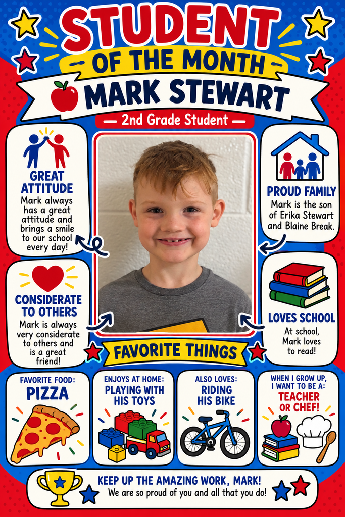 Student of the Month Mark Stewart
