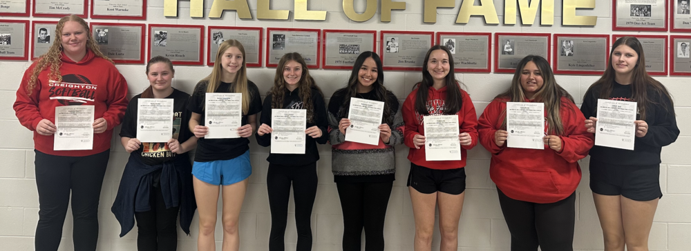 Eight Plainview students complete “Safe With You” certification