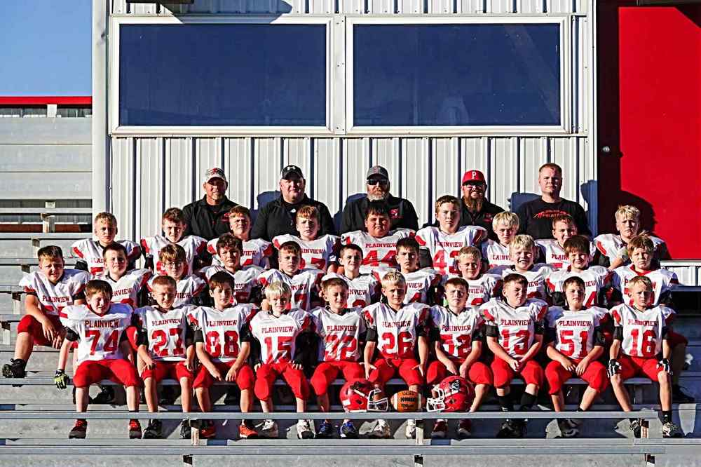 Front row: Kayden Hilpipre, Jameson Yilk, Josiah Heilbrun, Liam Hart, Leif McGraw, Carter Gansebom, Marvin Richter, Dex Frahm, Toby Tarr, Braxton Stelling Middle: Kallen Cornett, Bo Aschoff, Leyton Wynia, Kamden Riley, Vinny Wortman, Riley Bowman, Mason Richter, Evan Nincehelser, Tripp Koehler, Daxtyn Buol, Dillon Melcher Back row: Liam Wells, Parker Williams, Sam Harder, Knox Koehler, Charlie Barron, EJ Nuss, Axyl Rice, Axton Stech, Jameson Koehler (not pictured: Lyam Noble, Beckett Marks, and Barrett Doerr) Coaches: Wade Frahm, Jon Stech, Blake Nincehelser, Adam Rice, Adam Yilk (not pictured: Justin T. Doerr) Jr Pirates All Stars Axton Stech, Knox Koehler, and Axyl Rice