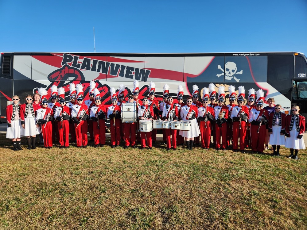 Plainview Pirate Band chosen to perform at All-State/Conference event