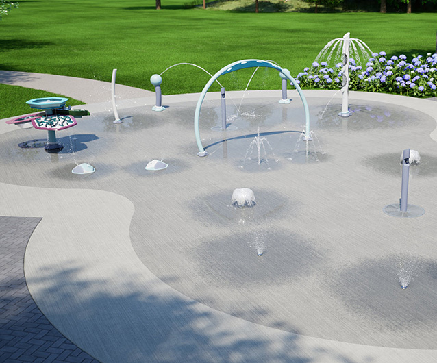 Splash pad addition to pool complex moving forward