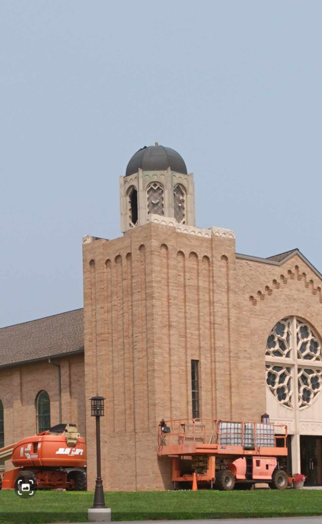 Renovations begun on St. Rose; New steeple to be erected...