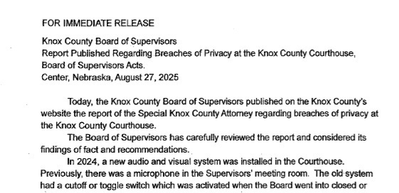 from the Knox Co release