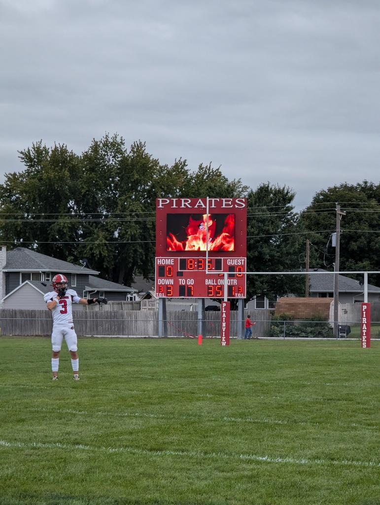 New scoreboard in use at football field