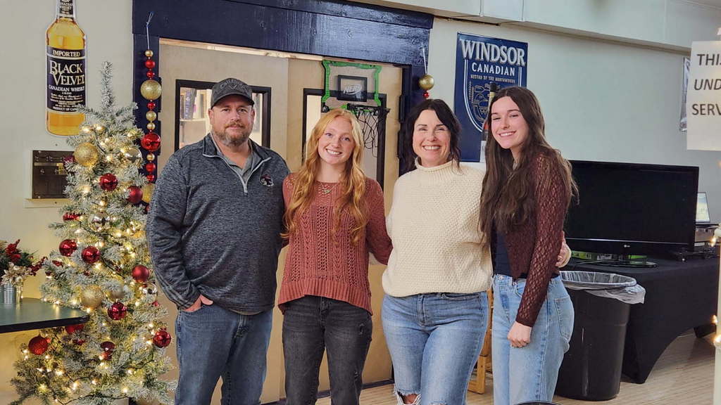 Andrew Dennis (EMS Captain), Pamela Dennis, Jodi Schultz (EMS Co-Captain), and Lillie Early