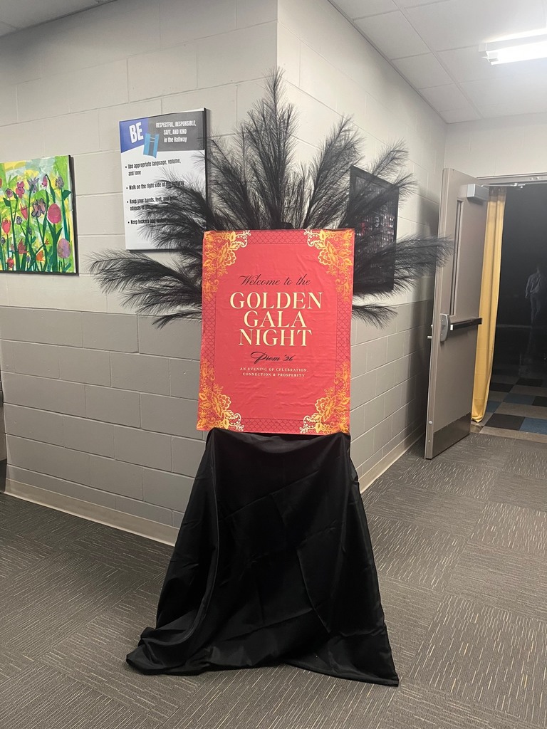 Golden Gala Prom entrance