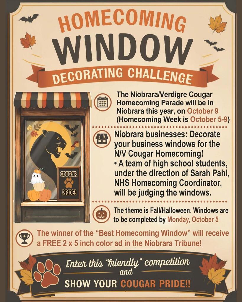 Homecoming Window Decorating Challenge