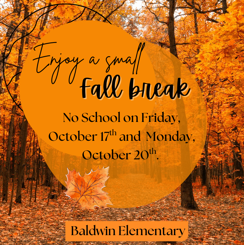 Small Fall Break Announcement