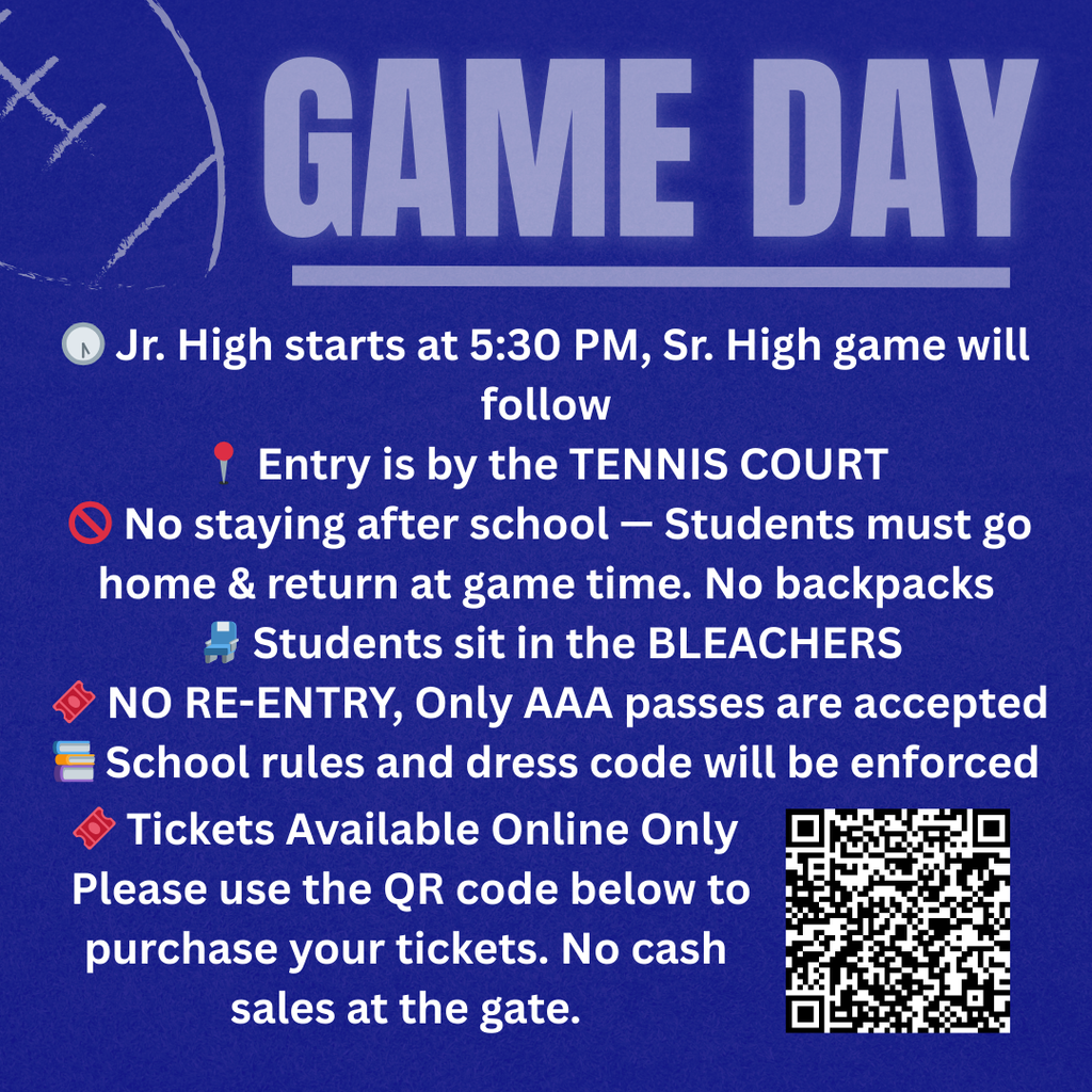 Game Day Reminders