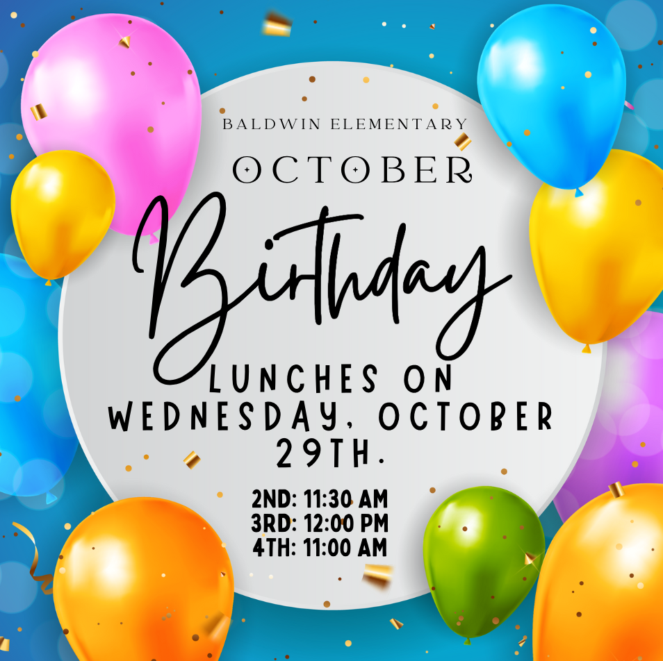 October Birthday Lunches