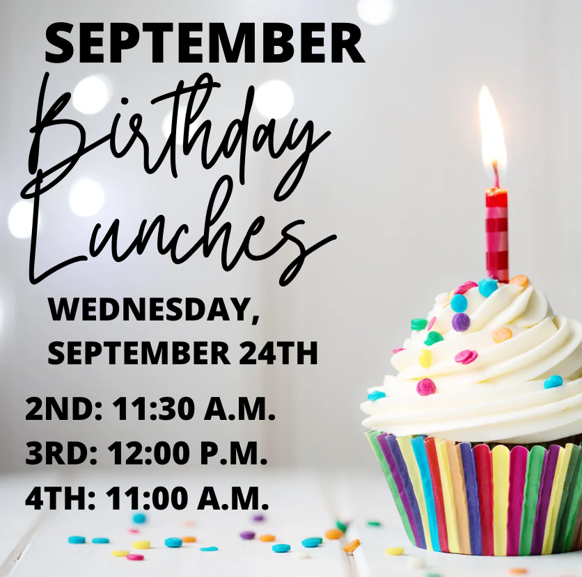 September Birthday Lunches