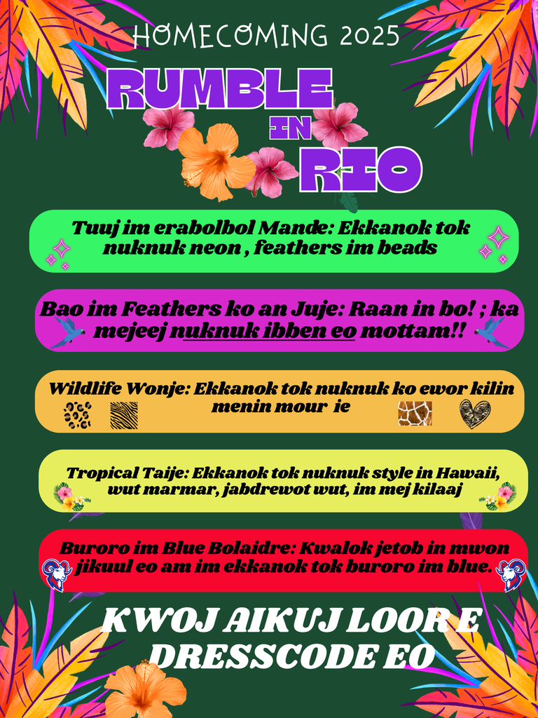 Homecoming Dress Up Days