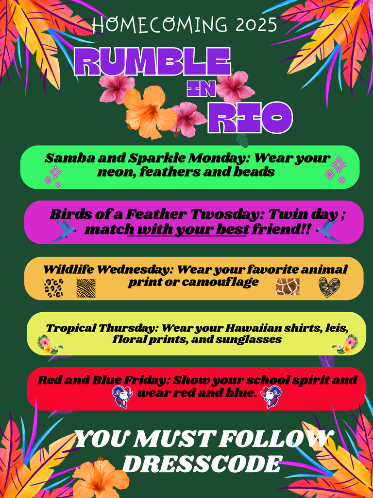 Rumble in Rio Dress Up Days ENG