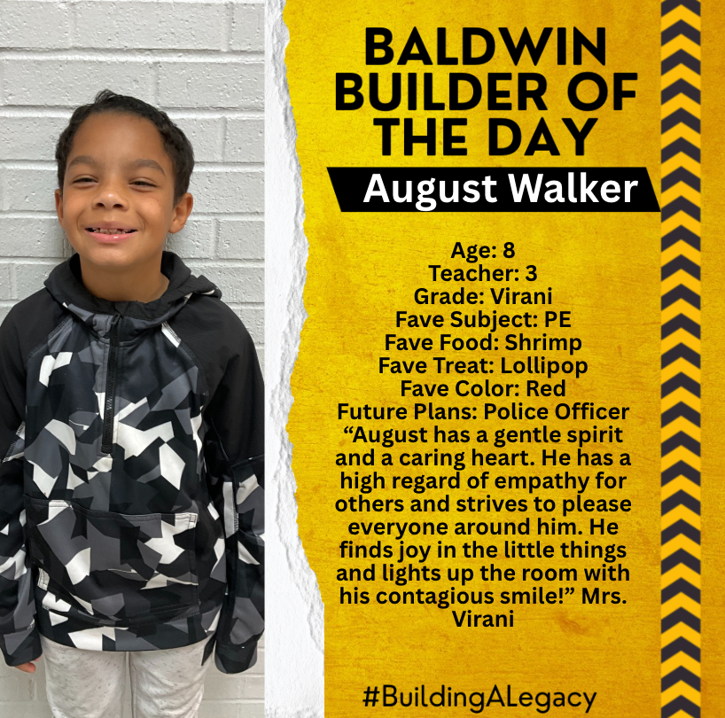 Baldwin Builder of the Day