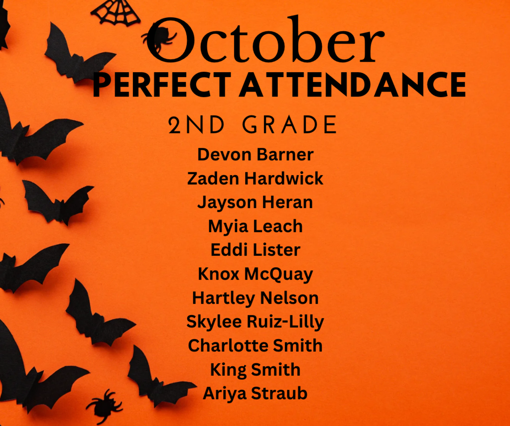 October Perfect Attendance