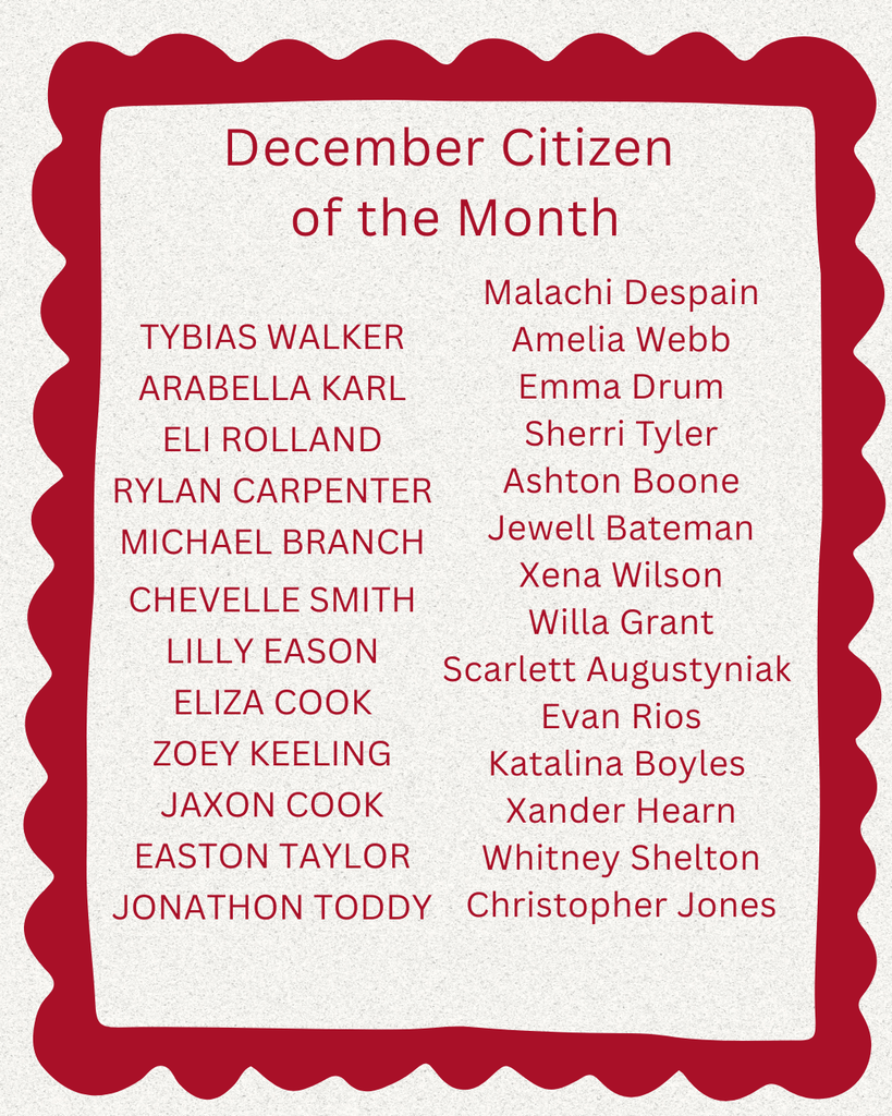 Citizen of the Month